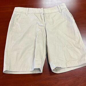 CB 1962 Tan Flat Front Bermuda Shorts sz 4 EUC